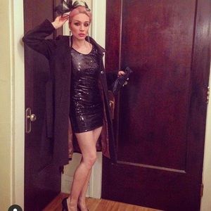 Black sequined Minidress!!!